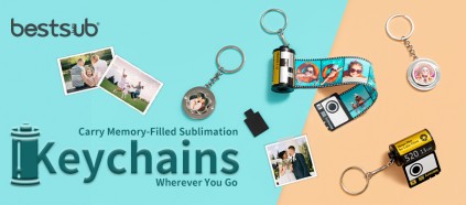 Carry Memory-Filled Sublimation Film Keychain Wherever You Go